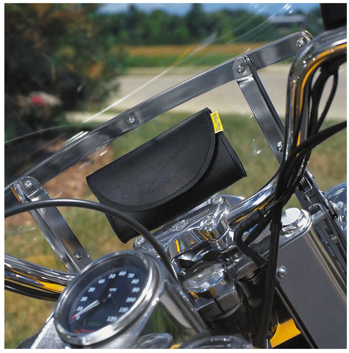 motorcycle windshield pouch